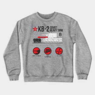 Infographics with early KV-2 Crewneck Sweatshirt